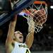 Michigan freshman Mitch McGary dunks the ball against South Dakota State in the first half of the second round of the NCAA tournament at the Palace in Auburn Hills on Thursday, March 21, 2013. Melanie Maxwell I AnnArbor.com